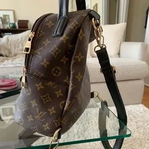 Louis Vuitton mini jet backpack Louis Vuitton Monogram Patches Palm Springs Mini Backpack  main image 4